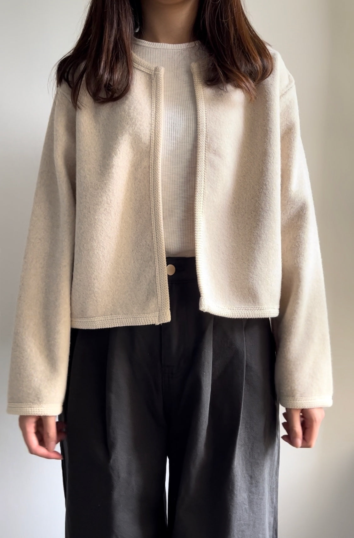 short patchwork jacket