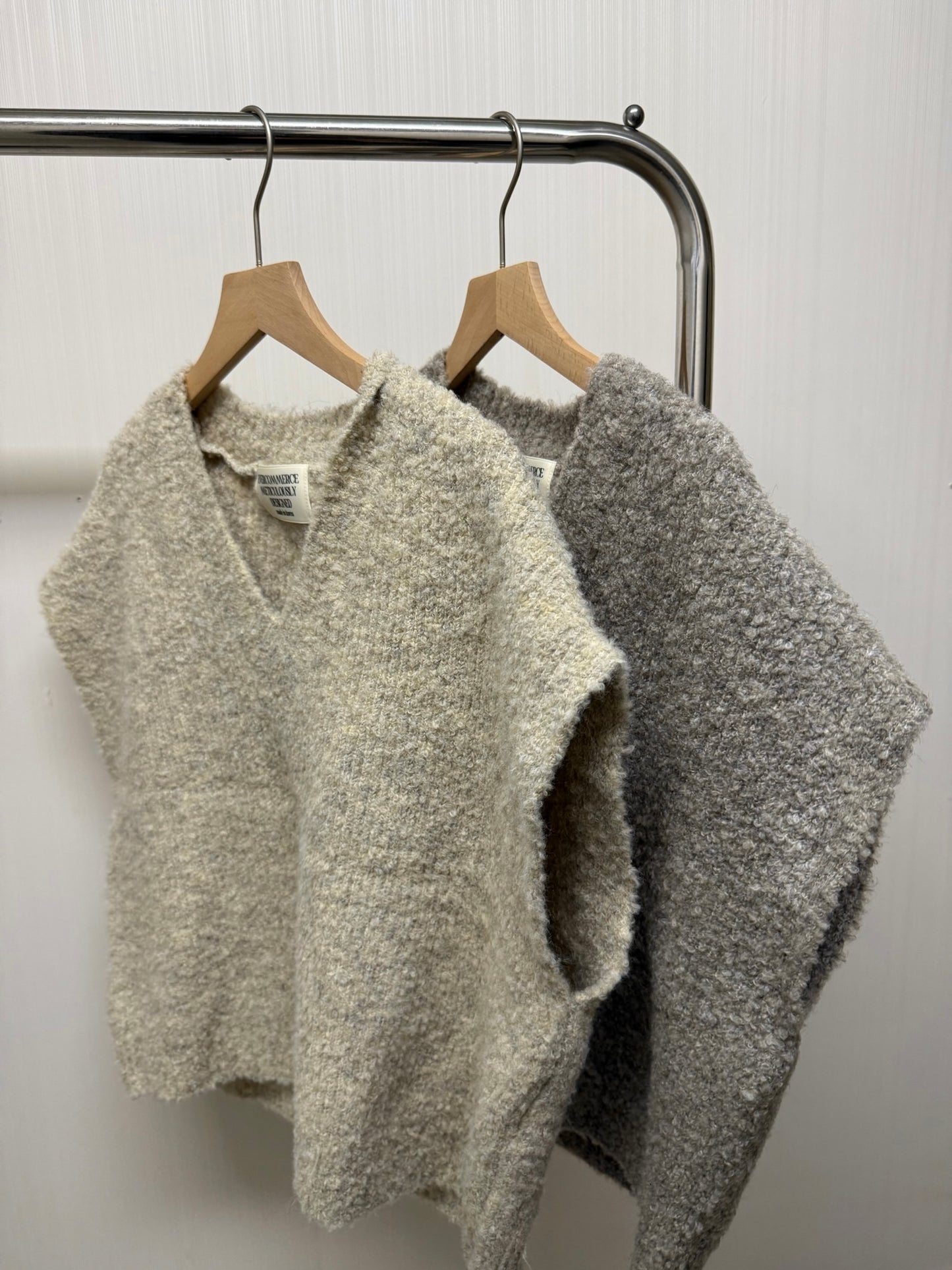 超美!混針v領vest