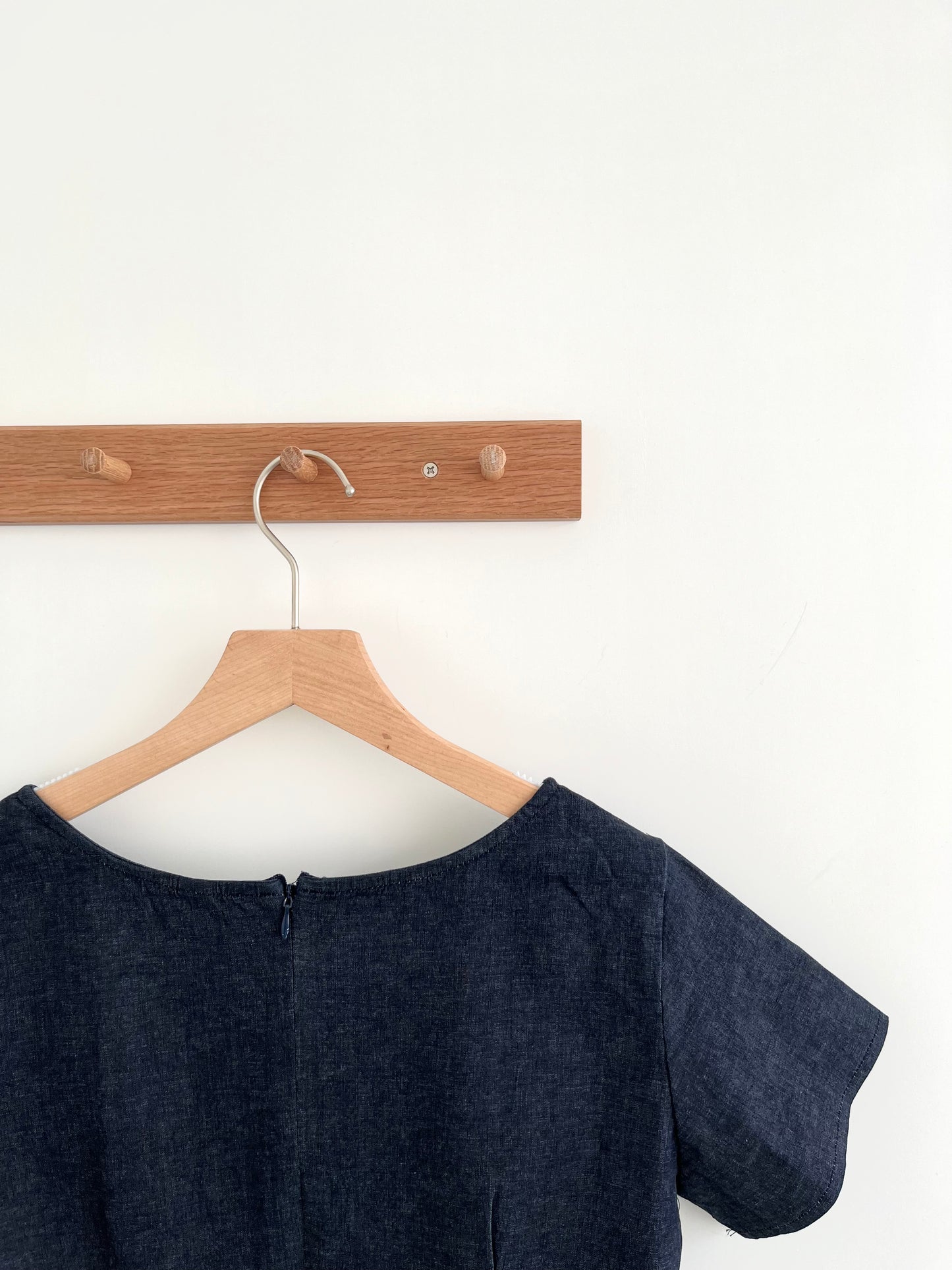 Soft fabric denim dress