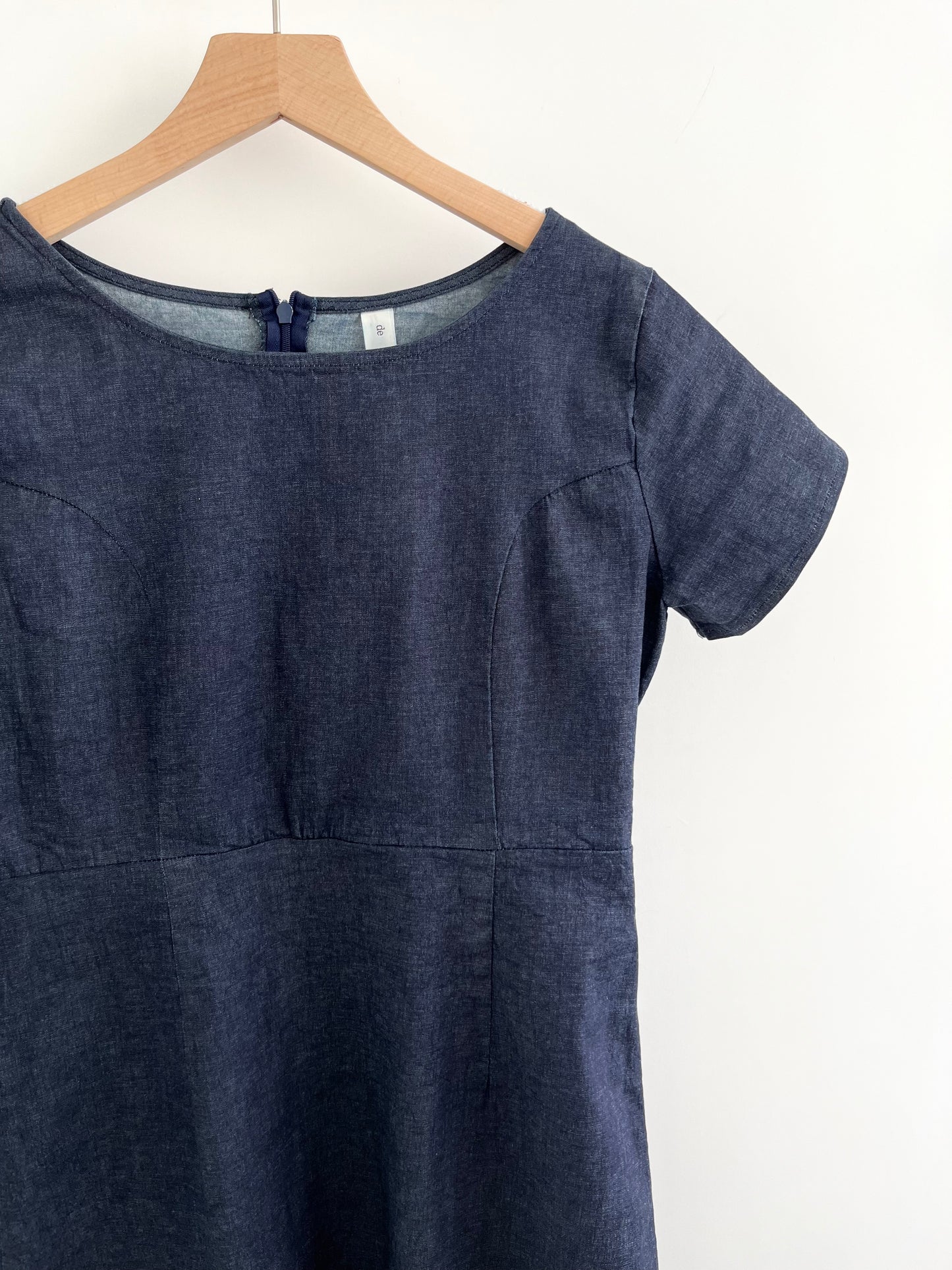 Soft fabric denim dress