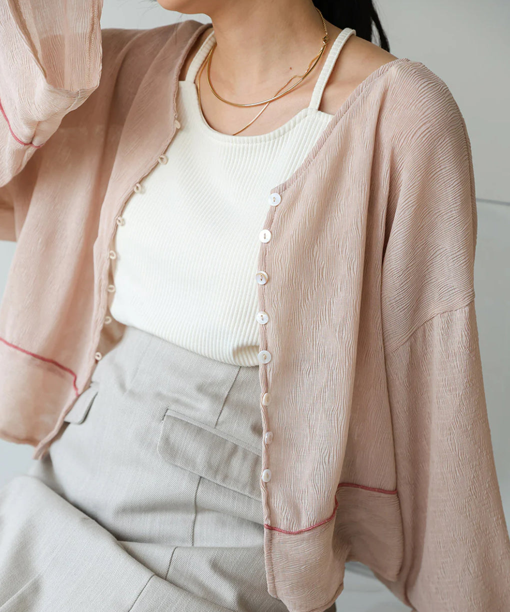 [JP] 2WAY CARDIGAN TOPS