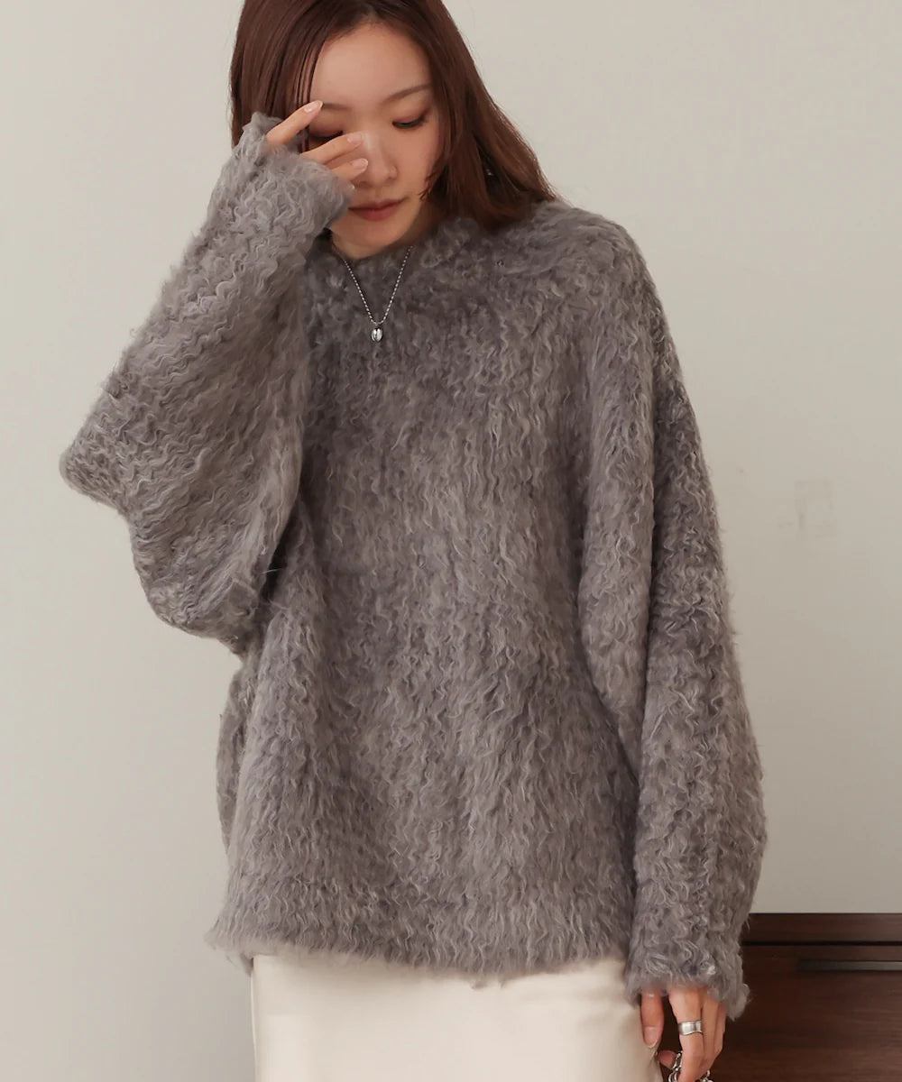 [JP] mix woollen knit pullover