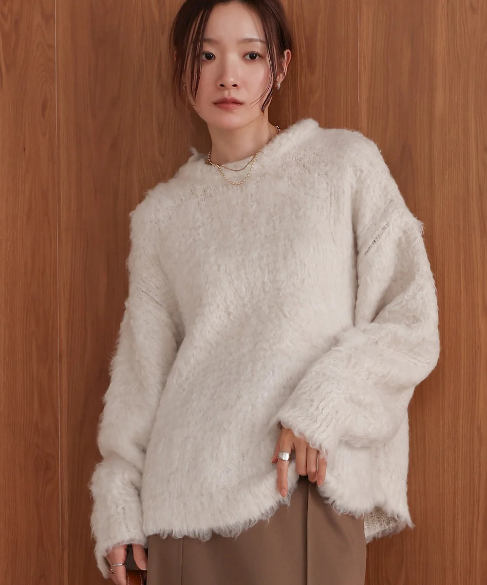 [JP] mix woollen knit pullover