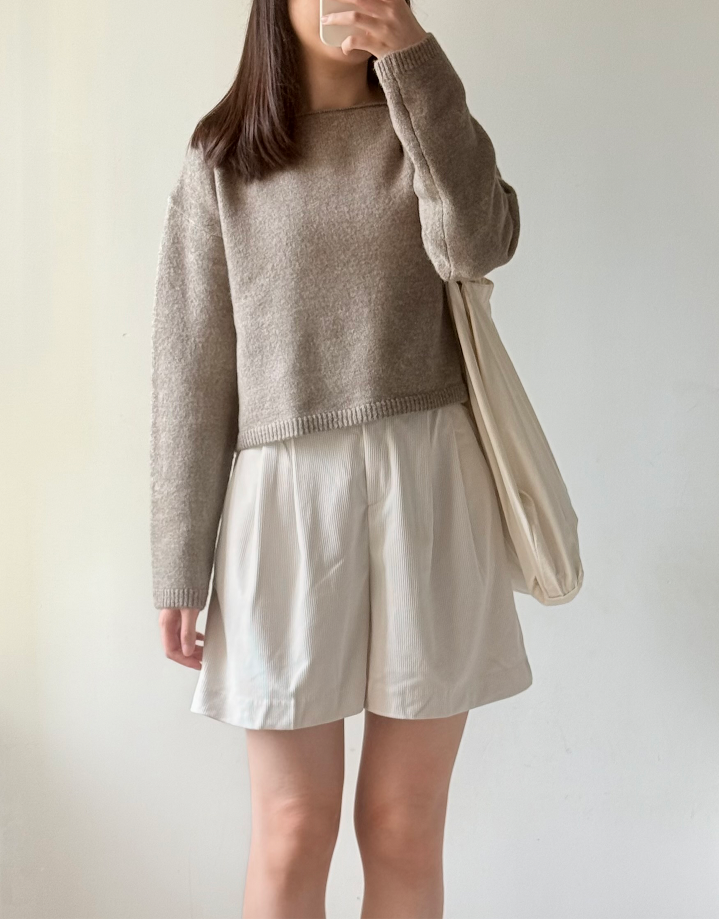 超親膚！針織cropped tops