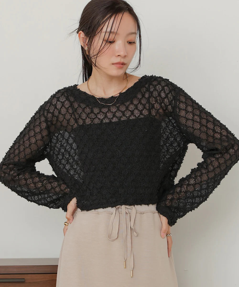 [JP] fringe shaggy tops