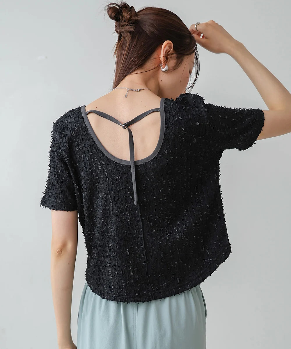 [JP] Color scheme piping shaggy cut tops