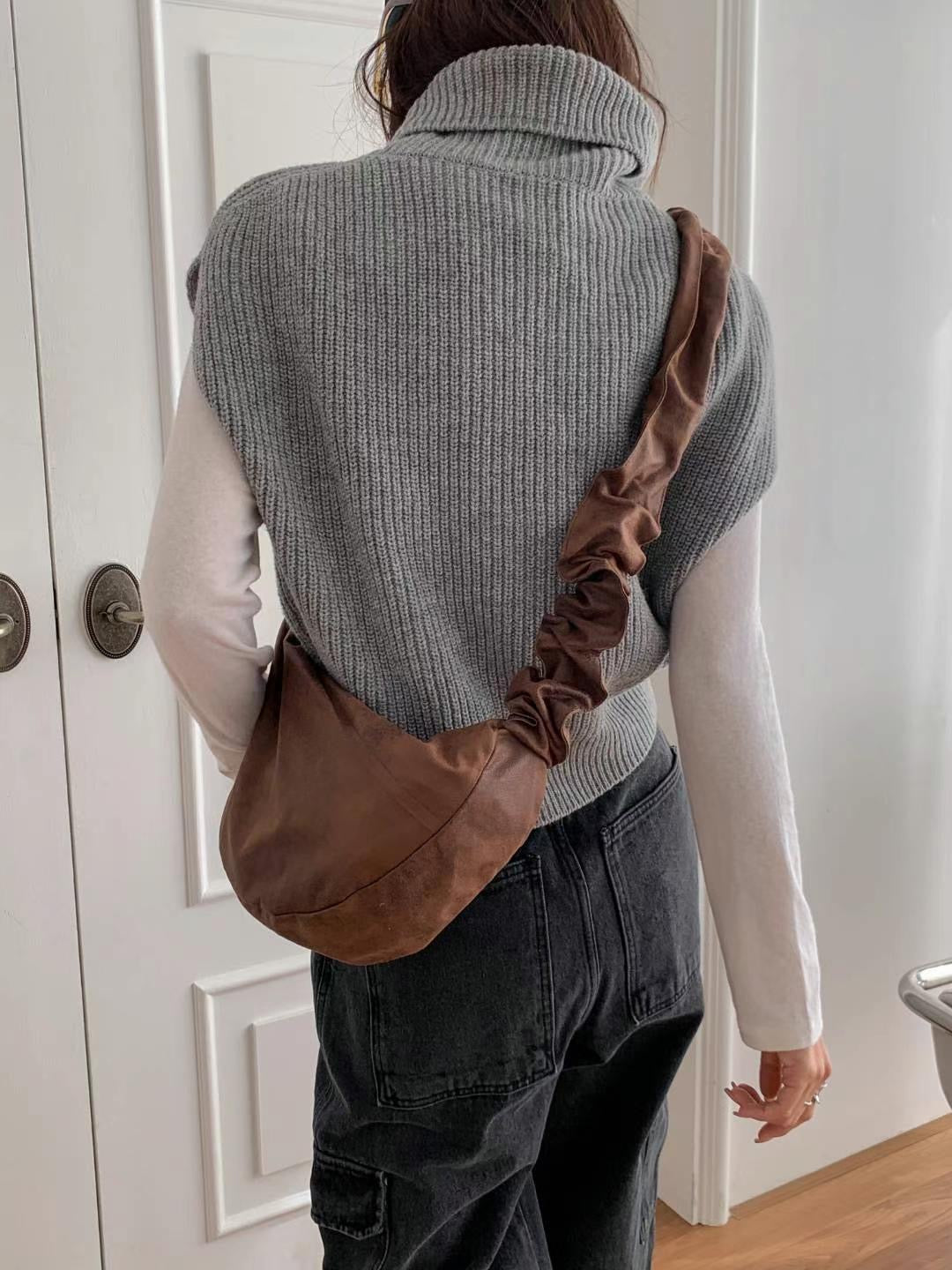 Vintage Croissant Bag