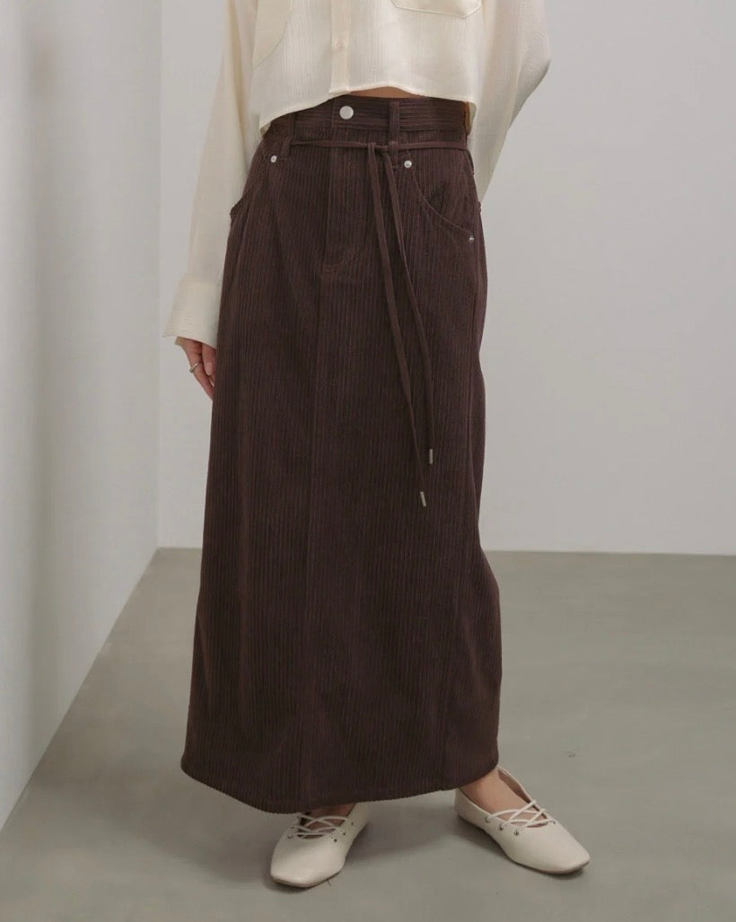 [JP] Corduroy I-line skirt