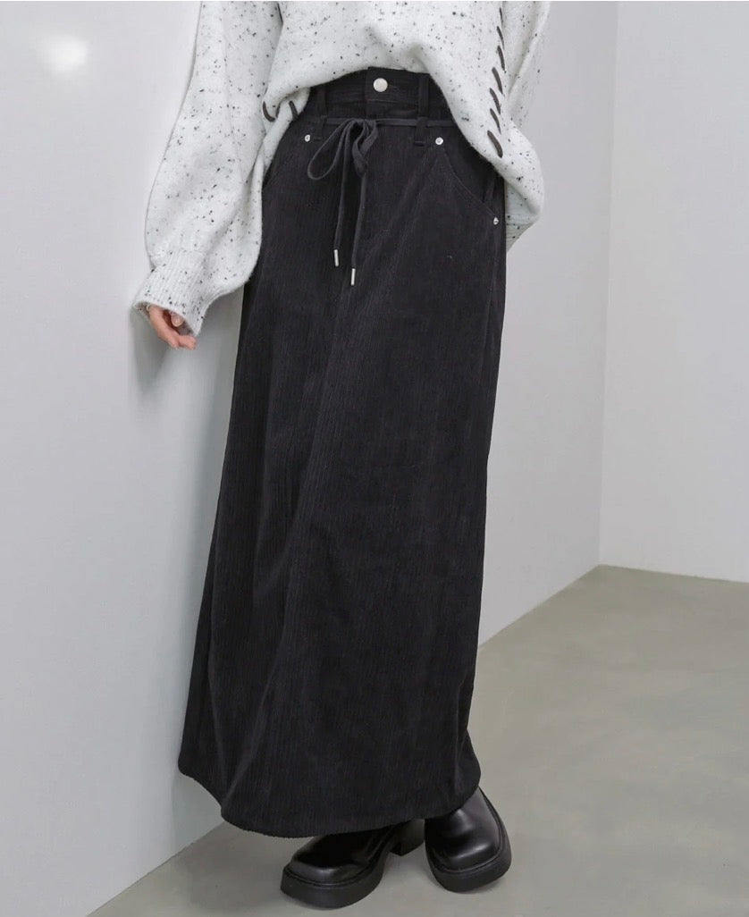 [JP] Corduroy I-line skirt