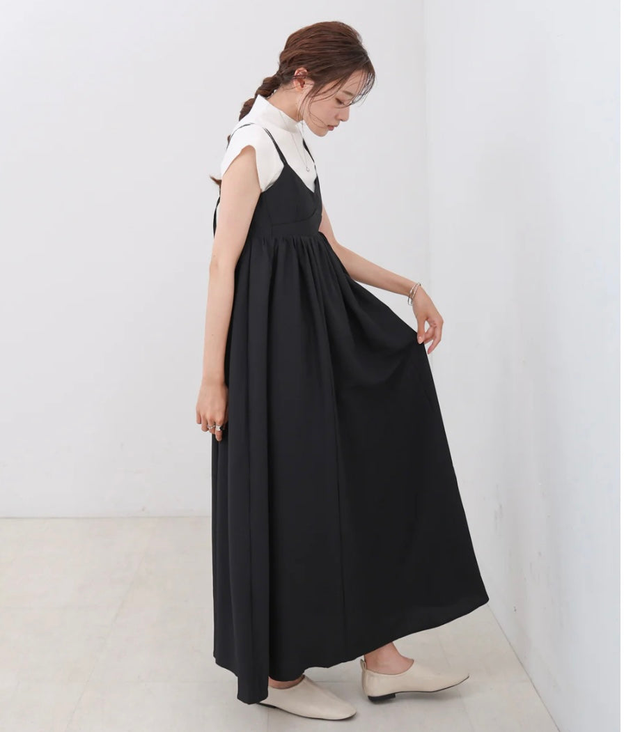 [JP] Bustier-like flared cami dress
